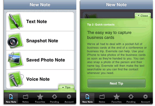 do i need to download evernote app if i have evernote touch