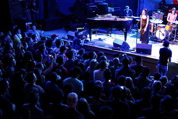 Fiona Apple performing at SXSW