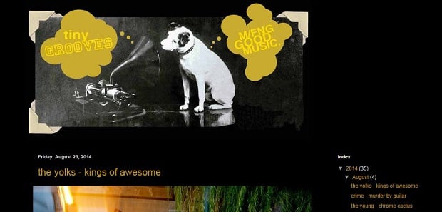 The Tiny Grooves homepage