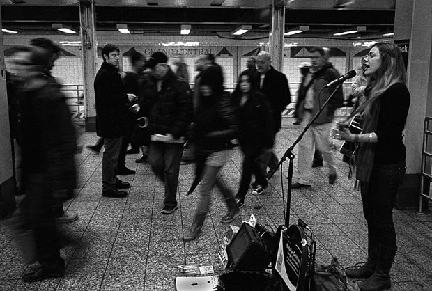 Busking in NYC