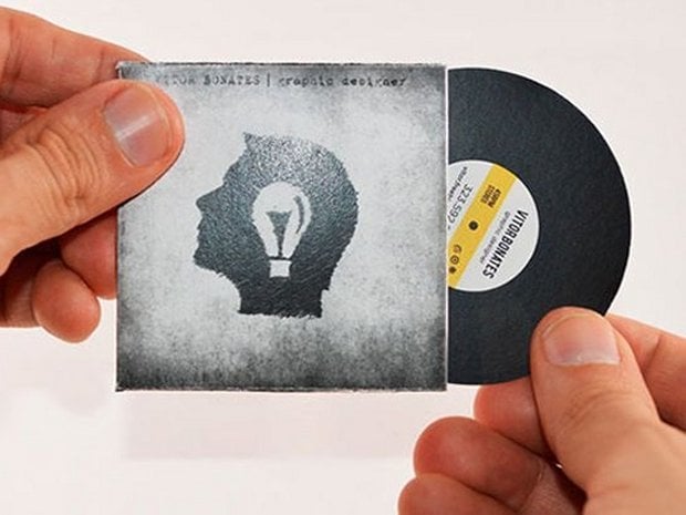 Music deals business cards