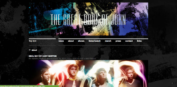 Photo courtesy thegreatbookofjohn.com