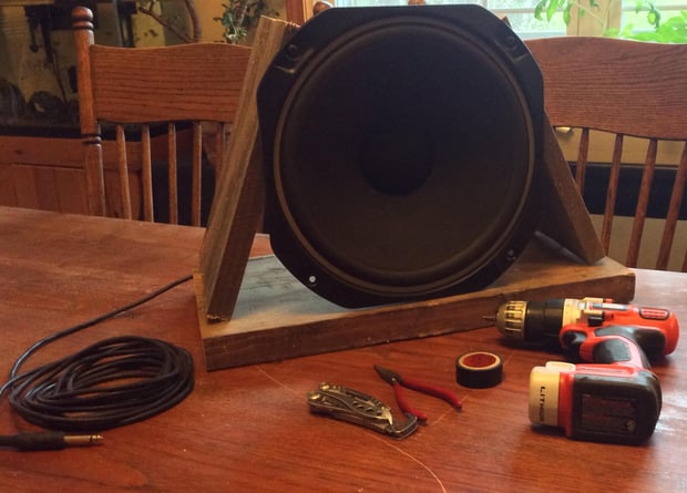Easy Studio Hack How To Make A Diy Microphone Using An Old Speaker